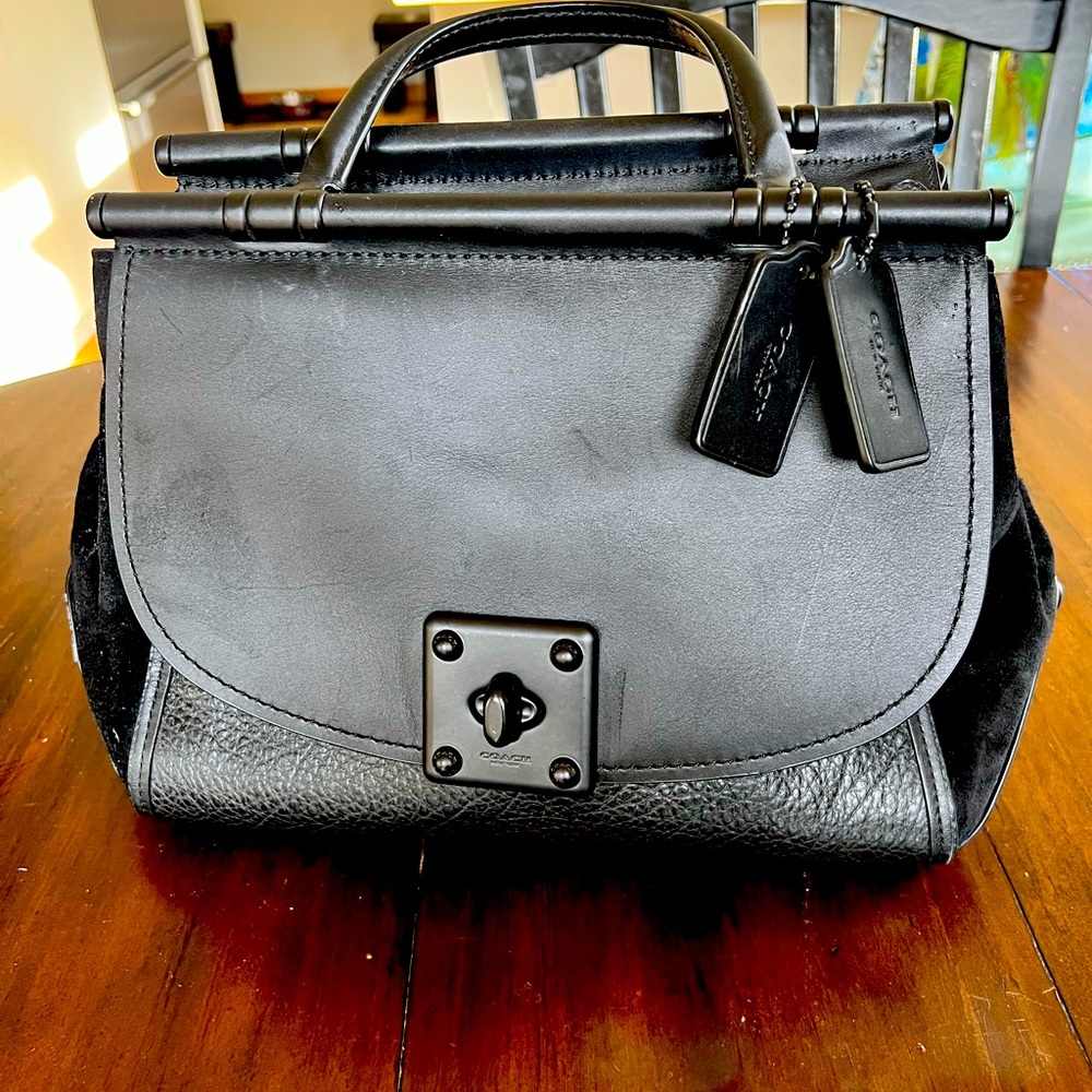 Black coach bag